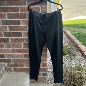 Ladies Creation XL Black Snake Vibe Poly Outer/Fleece Leggings